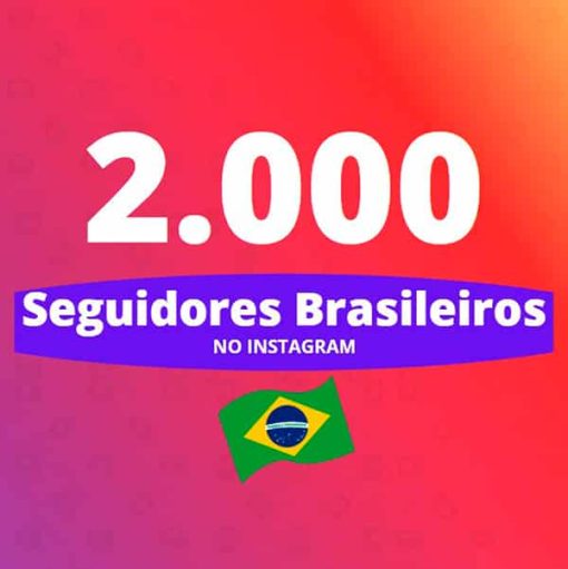 2000 seguidores brasileiros no instagram
