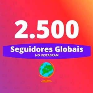 2500 seguidores baratos em promoção para o Instagram