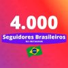 4000 seguidores brasileiros para o instagram